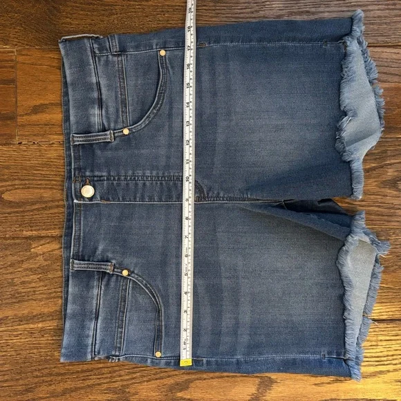 Liverpool Jeans Company Mid Blue Denim Jean Shorts - Picture 4 of 5